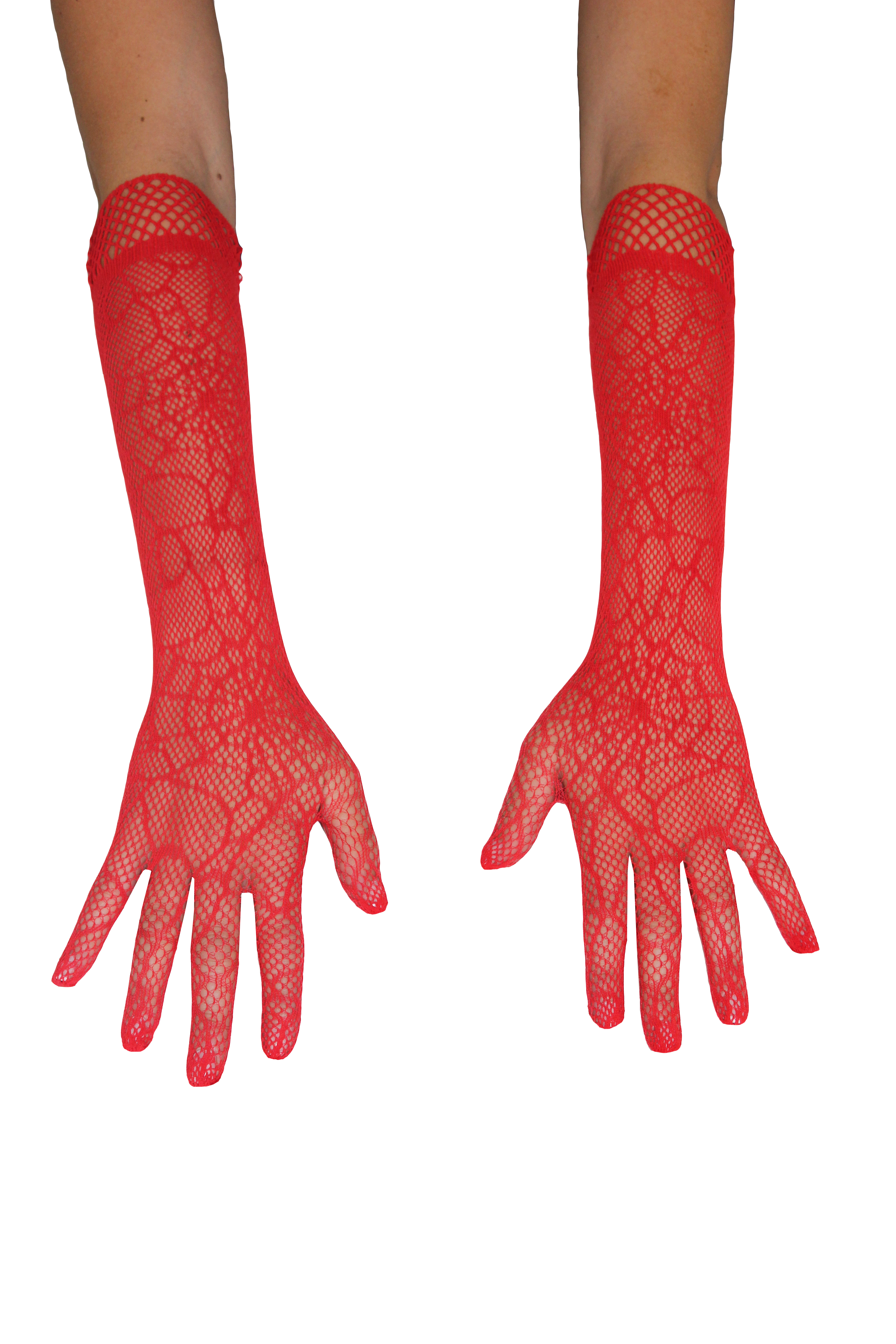 GUANTI DI HALLOWEEN FANTASIA RAGNATELA ROSSA